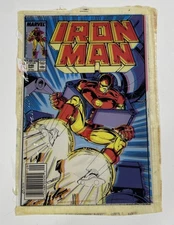 Iron Man 246 Color Separation Films 3M Comic Cover Production Art Transparency