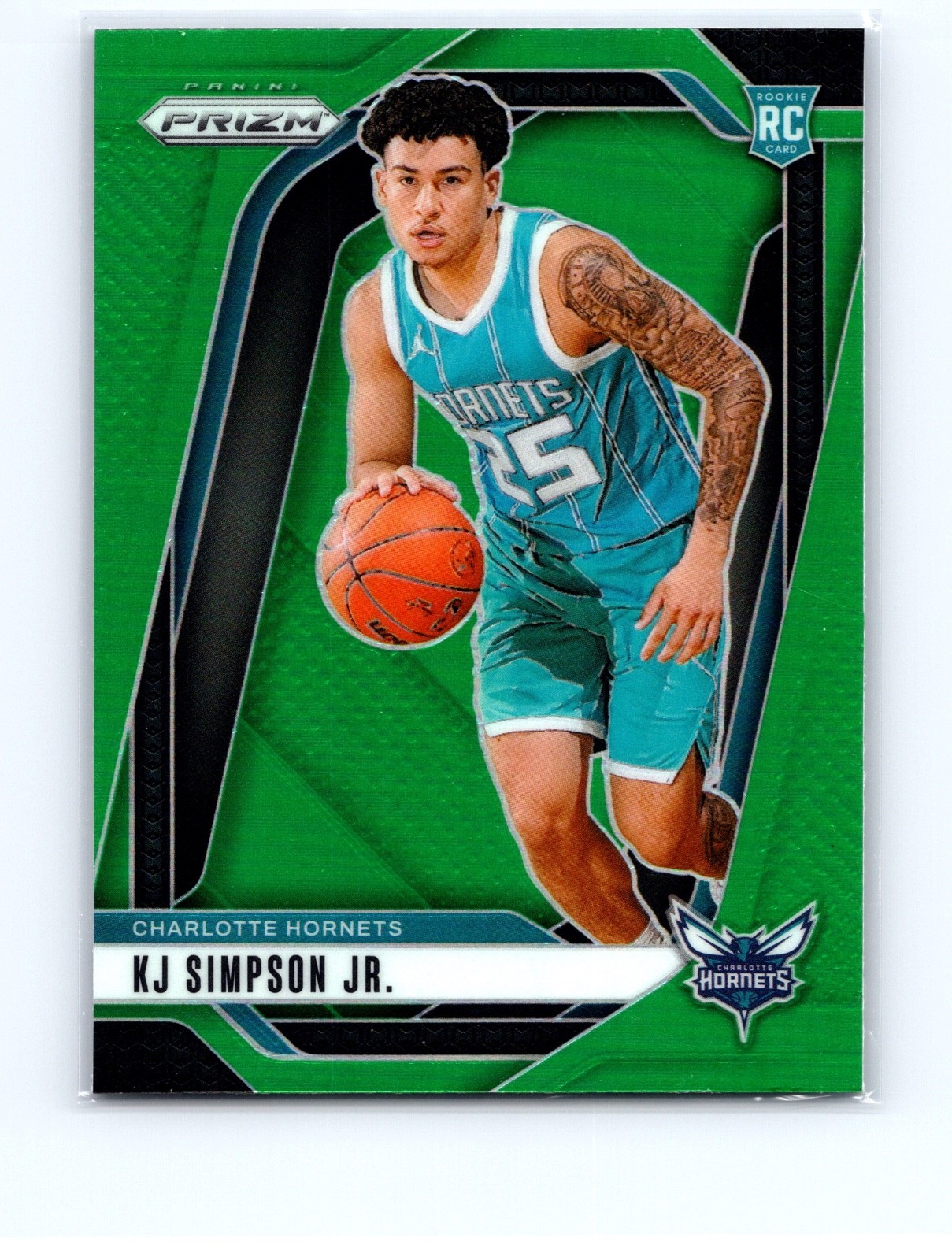 2024-25 Prizm - KJ Simpson Jr. Rookie #247 Green Prizm (RC)