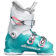 Nordica Speedmachine J 3 Scarponi da Sci per Bambini, Azzurro/Bianco/Rosa, K24.5