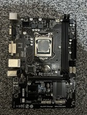 Intel Core I3 Gigabyte H81m DS2V Motherboard LGA 1150 CPU Cooler Tested Free P&P