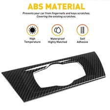Carbon Headlight Fiber Switch Frame For Cover Trim Series BMW3 E90 E92 E93 05-12