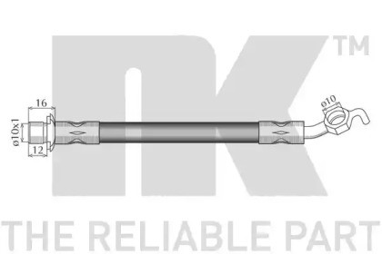 TUBO DE MANGUERA DE FRENO TRASERO NK 8545150 2 PIEZAS UN NUEVO OE REPUESTO - Imagen 3 de 6