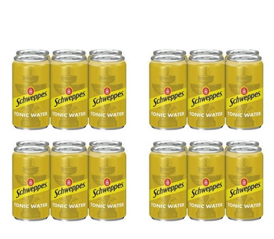 Schweppes Tonic Water, Mini Cans, 7.5 oz, 24 Cans (Regular) SAMEDAYSHIP!!