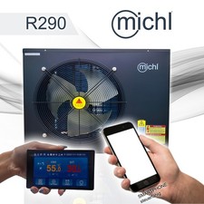 Michl Luft-Wasser Wärmepumpe Monoblock Inverter TWRE-K01/V3b R290 2,1-5,5 kW A++