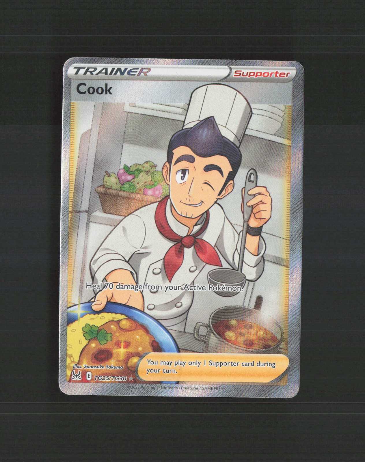 Cook TG25/TG30 Lost Origin Trainer Gallery Full Art Ultra Rare Pokemon Card NM