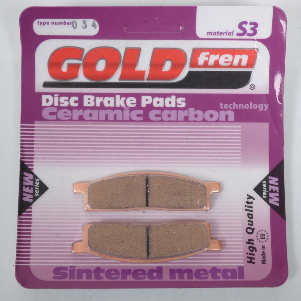 Plaquette de frein Gold Fren avant pour Yamaha YZ 80 1988 moto cross vintage