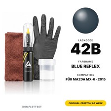 Lackstift F&uuml;r Mazda MX-6 42B Blue Reflex Komplett Auto Kratzer Reparatur