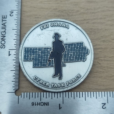 #ad FBI Omaha Cyber Task Force Challenge Coin $29.99