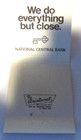 Vintage National Central Bank The 24 Hour Bank Buttons Matchbook Cover Aristocra — photo 3
