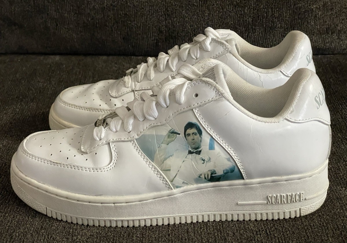 Force Ones Scarface Custom Shoes Scarface Nike Shoes