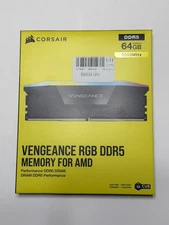 Corsair VENGEANCE RGB 64GB (2 x 32GB) DDR5-6000 CL30 Gray