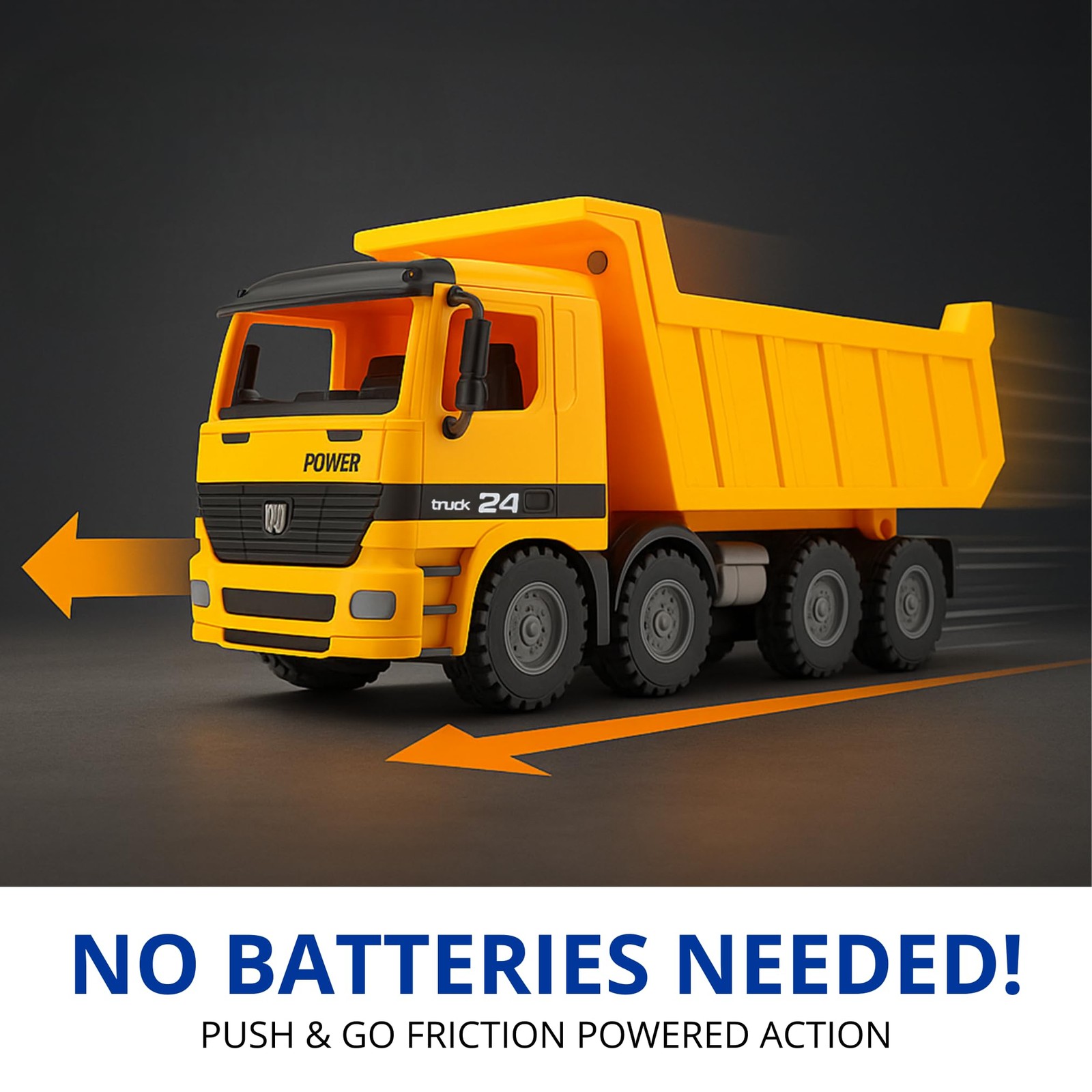 Liberty Imports 15" Oversized Construction Truck Toys for Kids – 1:22 Scale F...