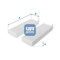 Innenraumfilter UFI 53.154.00 Partikelfilter FüR Opel Toyota CitroËN Peugeot Bus