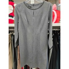 Talbots Gray Sheath Dress Size 8P