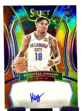 2023-24 Panini Select Keyontae Johnson Rookie Signatures Tie-Dye Prizms #/25