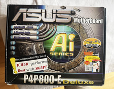 ASUS P4P800-E Deluxe motherboard, discounted clearance sale
