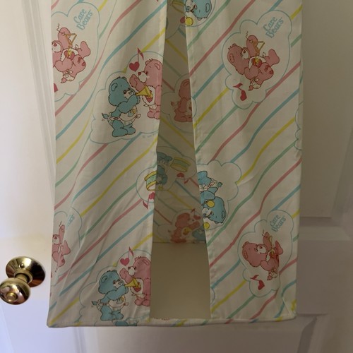 Vintage Hanging Care Bear DIAPER Stacker Bag Holder 80s Style Bears PINK PURPLE - Picture 4 of 10