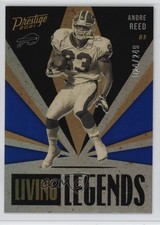 2021 Panini Prestige Living Legends Xtra Points Blue 24/249 Andre Reed HOF 14mg