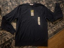 Goodfellow  Co Men's Soft Knit Sweater long sleeve NAVY Size SMALL NWT