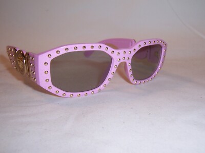 NEW VERSACE SUNGLASSES VE4361 539687 PINK/GRAY 53MM 