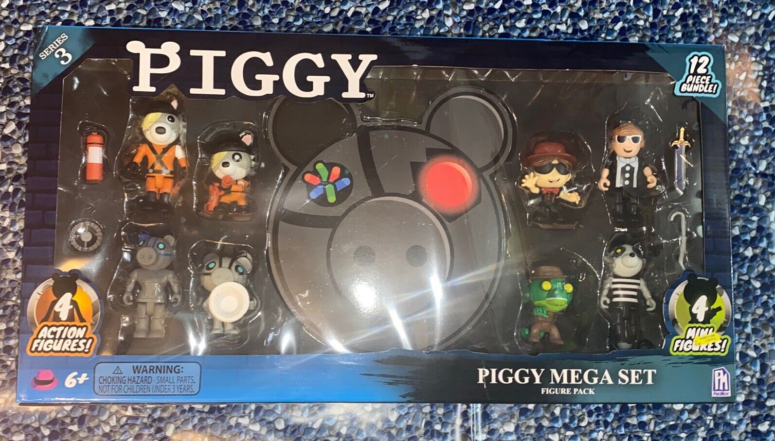 Piggy Mega Set Series 3-  12 Pack ,4 Action, 4 Mini Figures