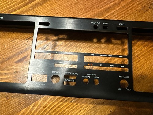 Onkyo TA-RW311 Black Auto Reverse Dual Stereo Tape Deck FACE PLATE Parts!! - Picture 5 of 8