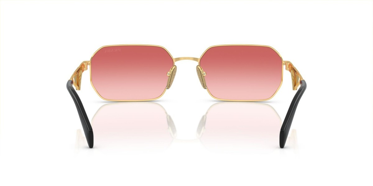 Prada PR A51S Gold/Pink Red Shaded (5AK-40C) Sunglasses | eBay display picture 3