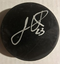 Jim Vandermeer Hand Signed Autograph Auto Puck Philadelphia Flyers Blackhawks