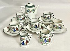 Vintage 14 piece Children's/Miniature Japanese Hand Painted Tea Set