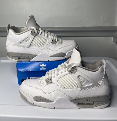 Nike Air Jordan 4 Retro White Oreo Size 