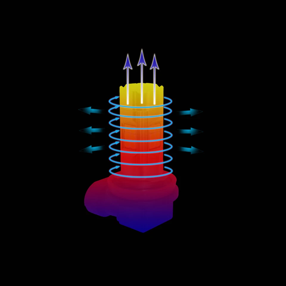 Alla Lighting 3200lm 8000K 27-LED H11 Fog Light Driving Bulbs Lamps Ice Blue - Image 4 of 4