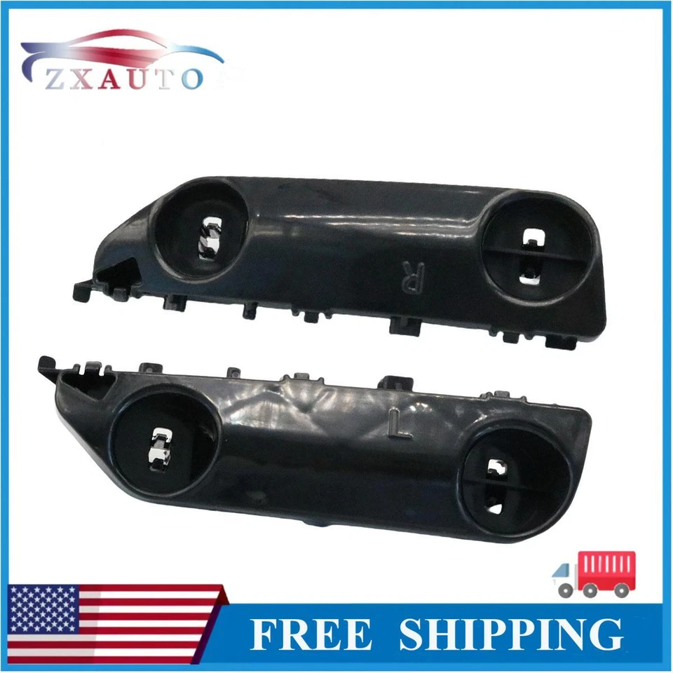 1 par de soportes laterales de parachoques superiores delanteros para Nissan March Micra K13 2011-2015 Foto 3 de 4