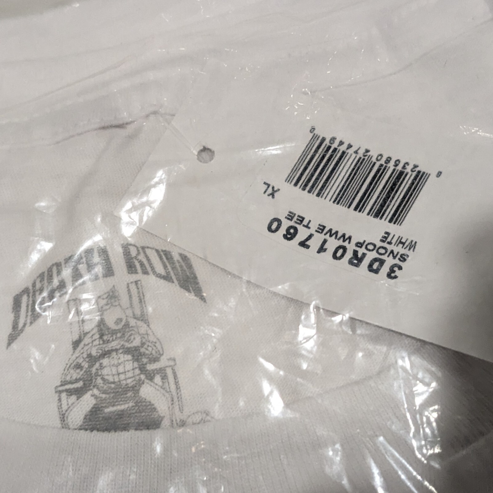 FILA Maglietta ufficiale XL Death Row Snoop cane gomito del popolo famigerata Wrestlemania 39