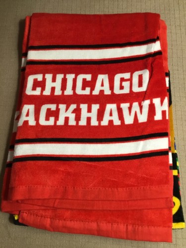 Chicago Blackhawks NHL Cotton Beach Towel 30”x60” NEW - Picture 6 of 6
