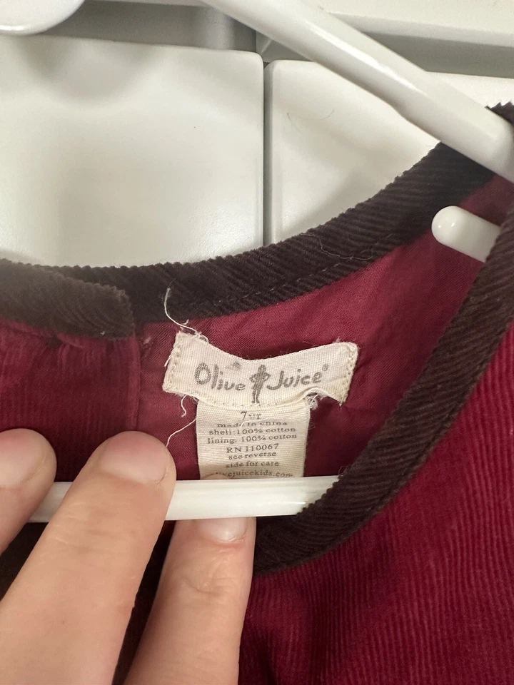 Olive Juice Corduroy Layering Dress - Image 2 of 3