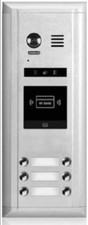 NY Wholesale Intercom DMR11S-ID-D6 6 Push Button Outdoor Panel with Card Reader