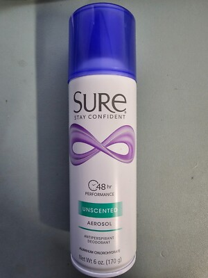 #ad #ad Sure Aerosol Unscented Anti Perspirant Deodorant 6 oz $12.50
