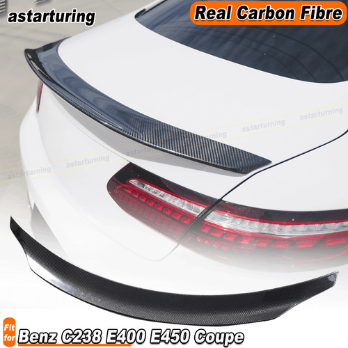 For Benz C238 E400 E450 Coupe 2017-2019 REAL CARBON Rear Trunk Spoiler Boot Wing - Bild 1 von 13
