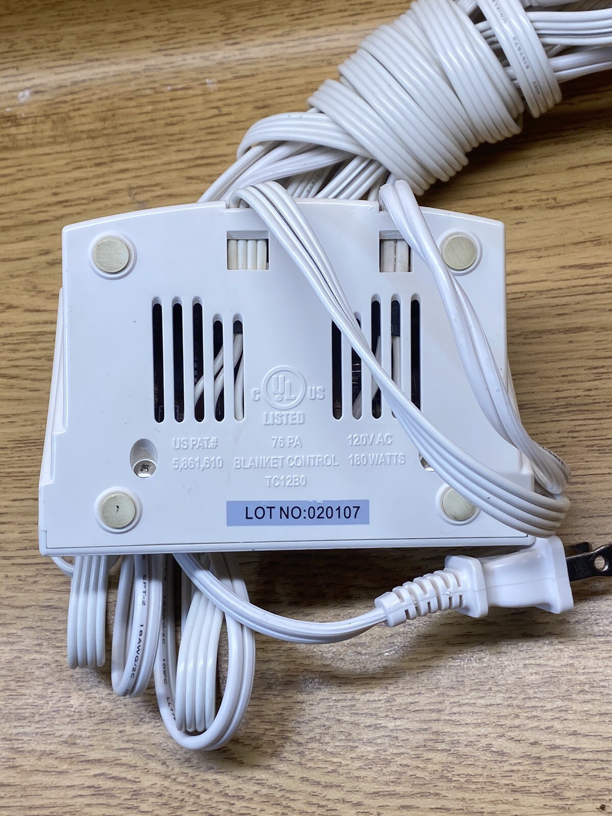Biddeford Cannon Sealy 4 Prong Electric Heated Blanket Controller TC12B0-D