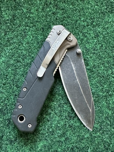 NRA Pocket Folding Knife - Picture 2 of 10
