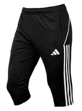 Adidas Men Tiro 23 L Training 3/4 Pants Black Run Yoga GYM Casual-Pant HS3548