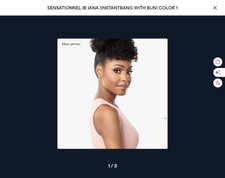 SENSATIONNEL IB JANA INSTANTBANG WITH BUN COLOR 1