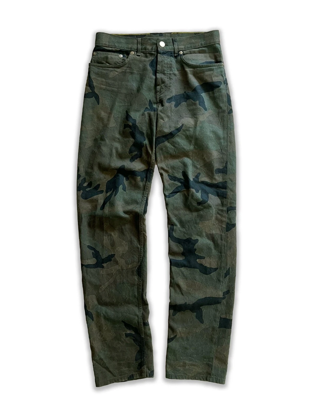 Jean jean camouflage jacquard Louis Vuitton × Supreme 2017 taille 30