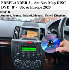 FREELANDER 2 -  Sat Nav Map DISC Update -  DVD UK & Europe 2020