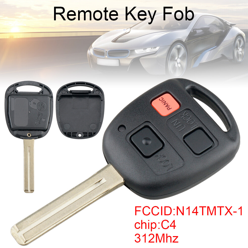 Replacement Remote Key Fob 312mhz 4c Chip For Lexus Rx300 1999 2003 N14tmtx 1 Ebay