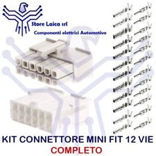 Molex Mini Fit Connector Kit 12 Ways 6x2 Complete With Terminals Auto Moto