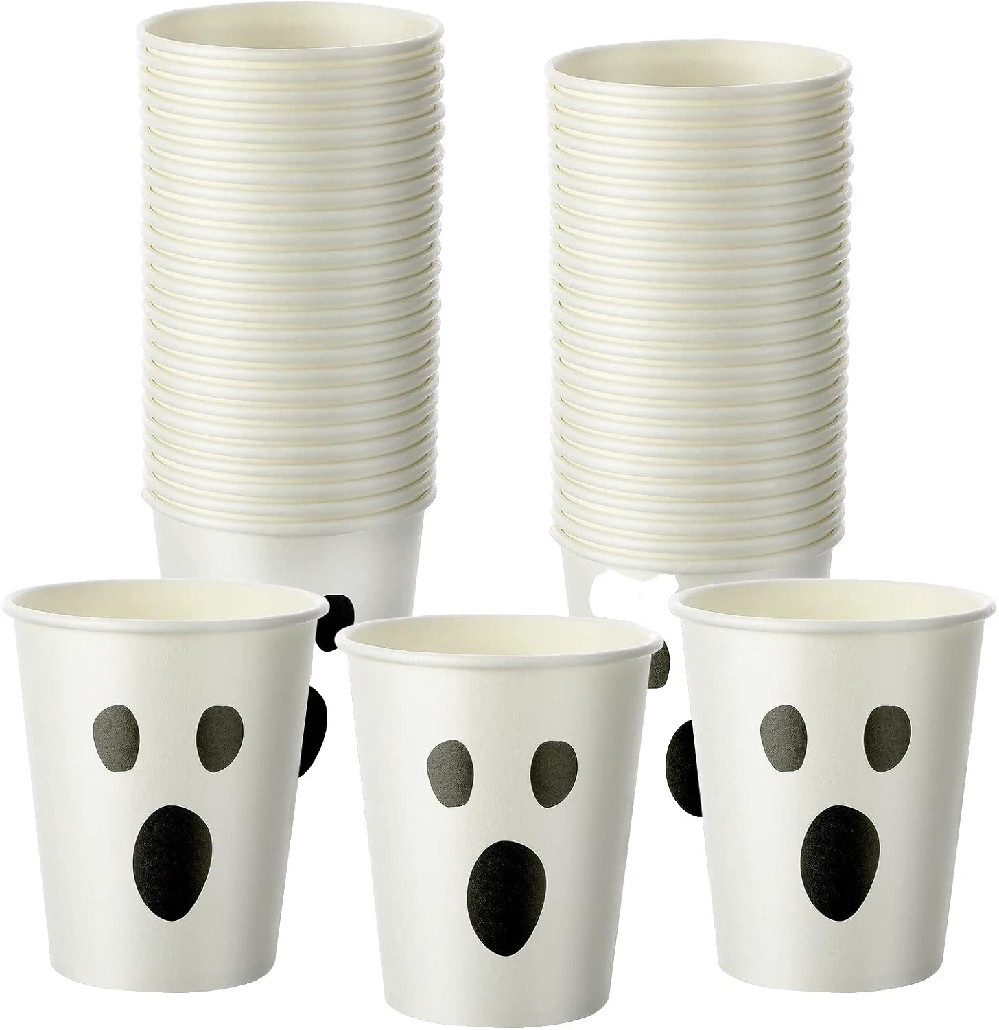 Paper Halloween White Party Tableware & Serveware