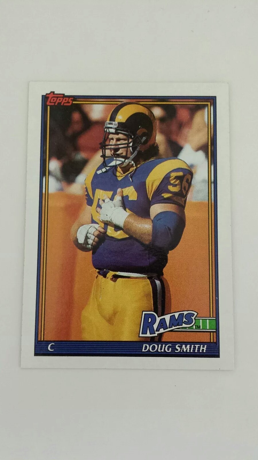 DOUG SMITH 1991 TOPPS FOOTBALL Card # 537 C0721