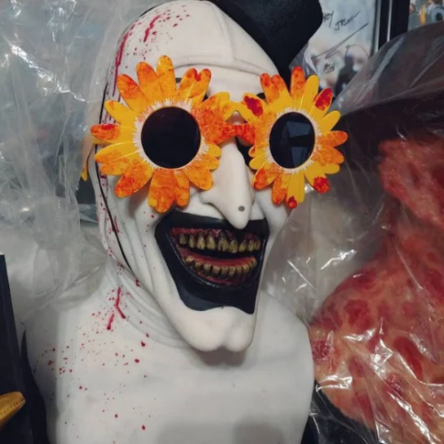 Art the Clown Flower Glasses Terrifier Costume Myers Jason Ghostface  Pennywise | eBay