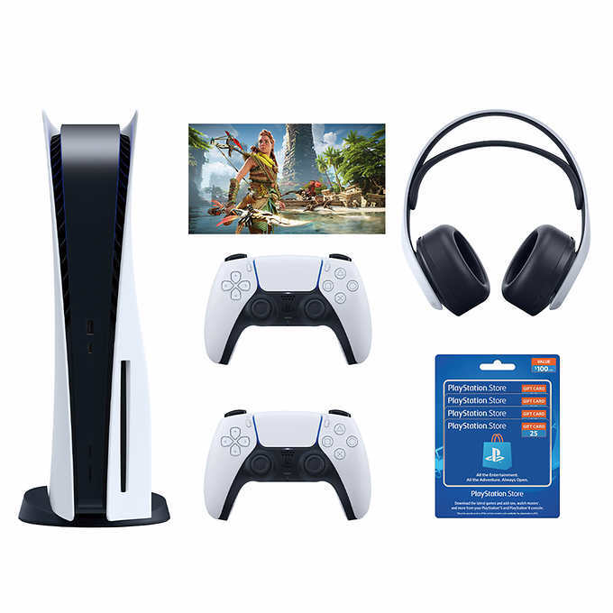Sony Playstation 5 PS5 Disc Console Horizon Forbidden West Bundle